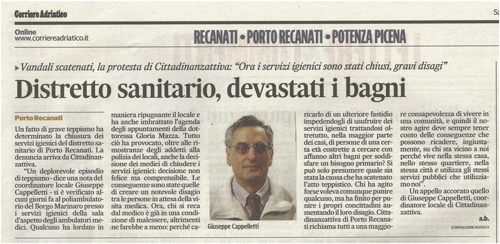 Corriere Adriatico 18-10-2014